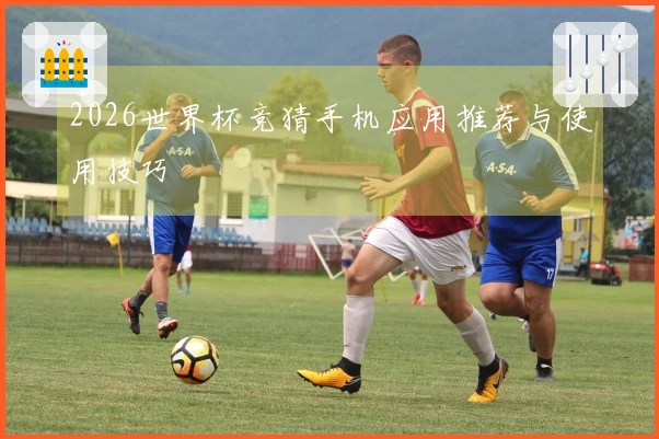 2026世界杯竞猜手机应用推荐与使用技巧