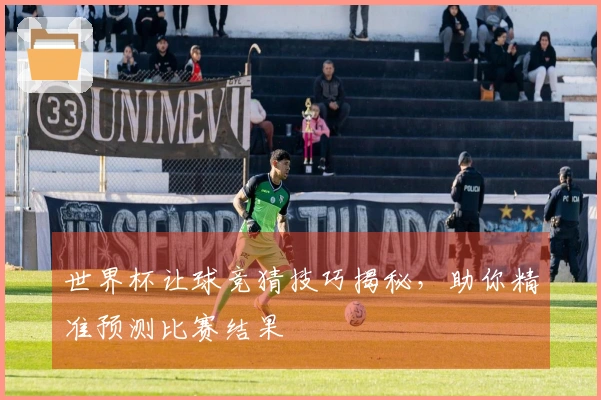 世界杯让球竞猜技巧揭秘，助你精准预测比赛结果